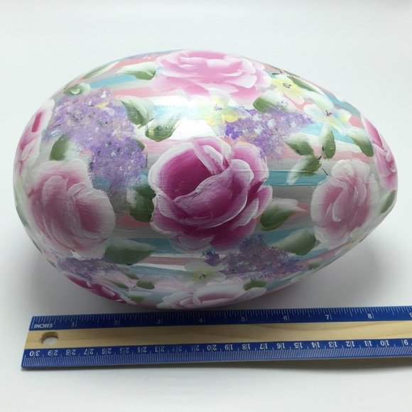 Easter Decor Handmade Rabbit Ceramic Plastic Egg - Picture 8 of 8